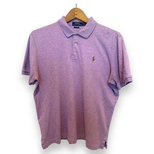 Ralph Lauren Purple Soft Cotton Polo Shirt Size M